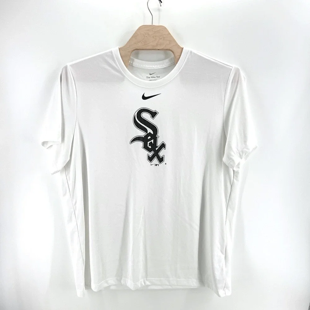 Nike Chicago White Sox XXL Dri-FIT Performance Shirt White MLB Baseball Gorpcore